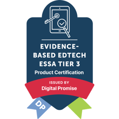 Evidence-Based EdTech ESSA Tier 3 Product Certification